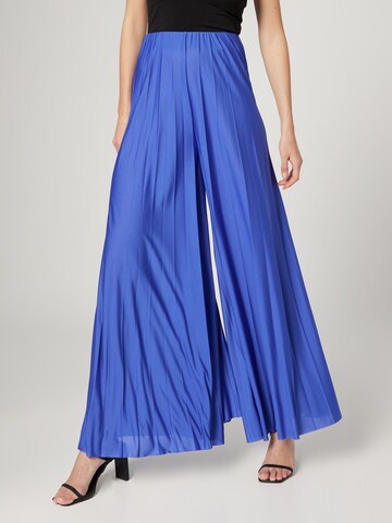 Guido Maria Kretschmer Women Wide leg Παντελόνι 'Samantha' σε μπλε: μπροστά