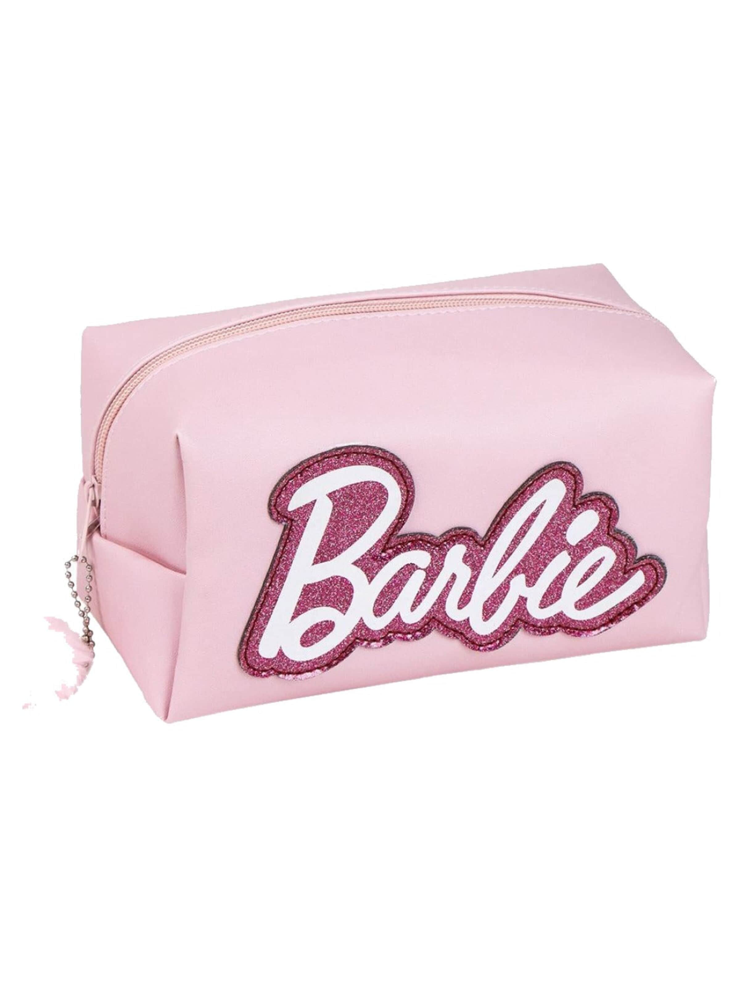 BARBIE Kulturtasche 'Barbie Toilettas Meisjes Toilettas Dames Pluche Bal'‌‌‌‌ in Pink: Vorderseite