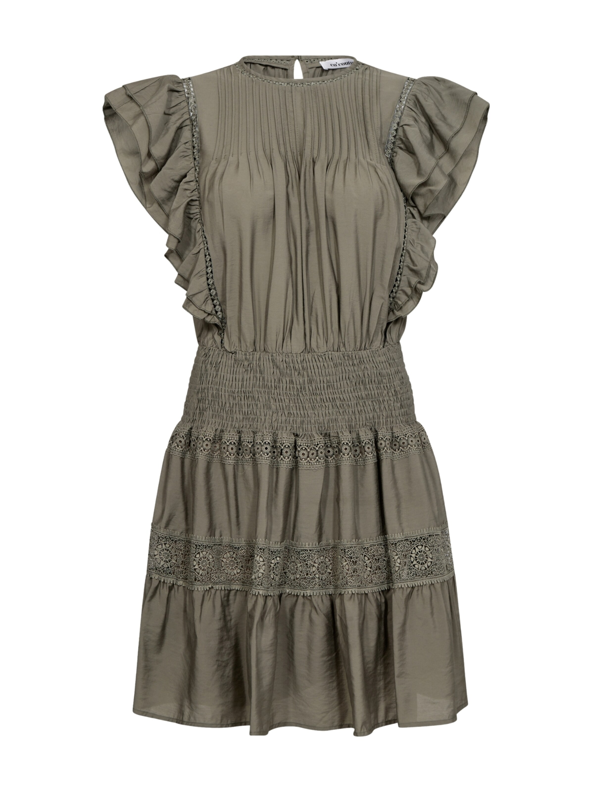 co'couture Mekko värissä vihreä: etupuoli