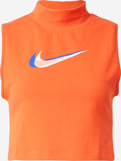 Palaidinė be rankovių iš Nike Sportswear, spalva – mėlyna / oranžinė / balta, Prekių apžvalga