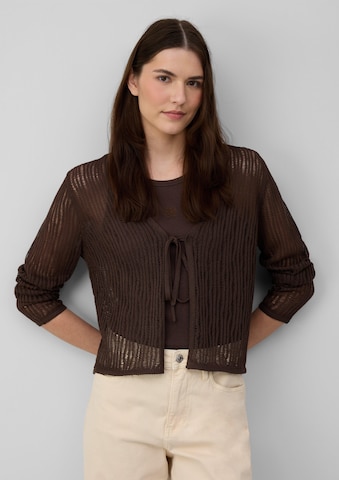 Cardigan s.Oliver en marron : devant