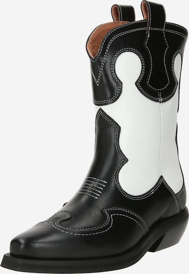 PAVEMENT Cowboy boot 'Nirvana' in Black / White, Item view