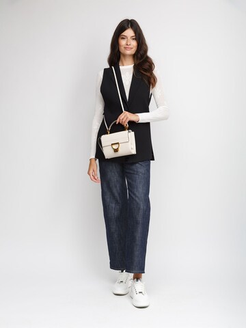 Coccinelle Schoudertas 'Arlettis Handbag Grained Leather' in Wit