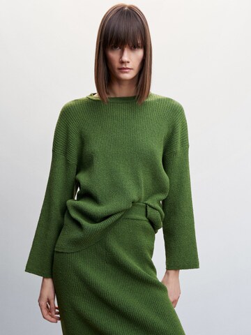 MANGO Sweater 'Adele' in Green: front