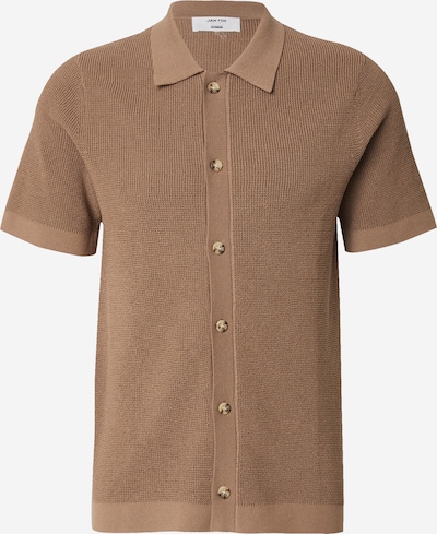 DAN FOX APPAREL Футболка 'Julien' в Серо-коричневый, Обзор товара