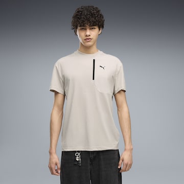 PUMA Functioneel shirt in Beige: voorkant