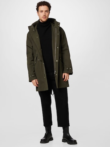 ARMEDANGELS Between-seasons parka 'Acardia' in Green