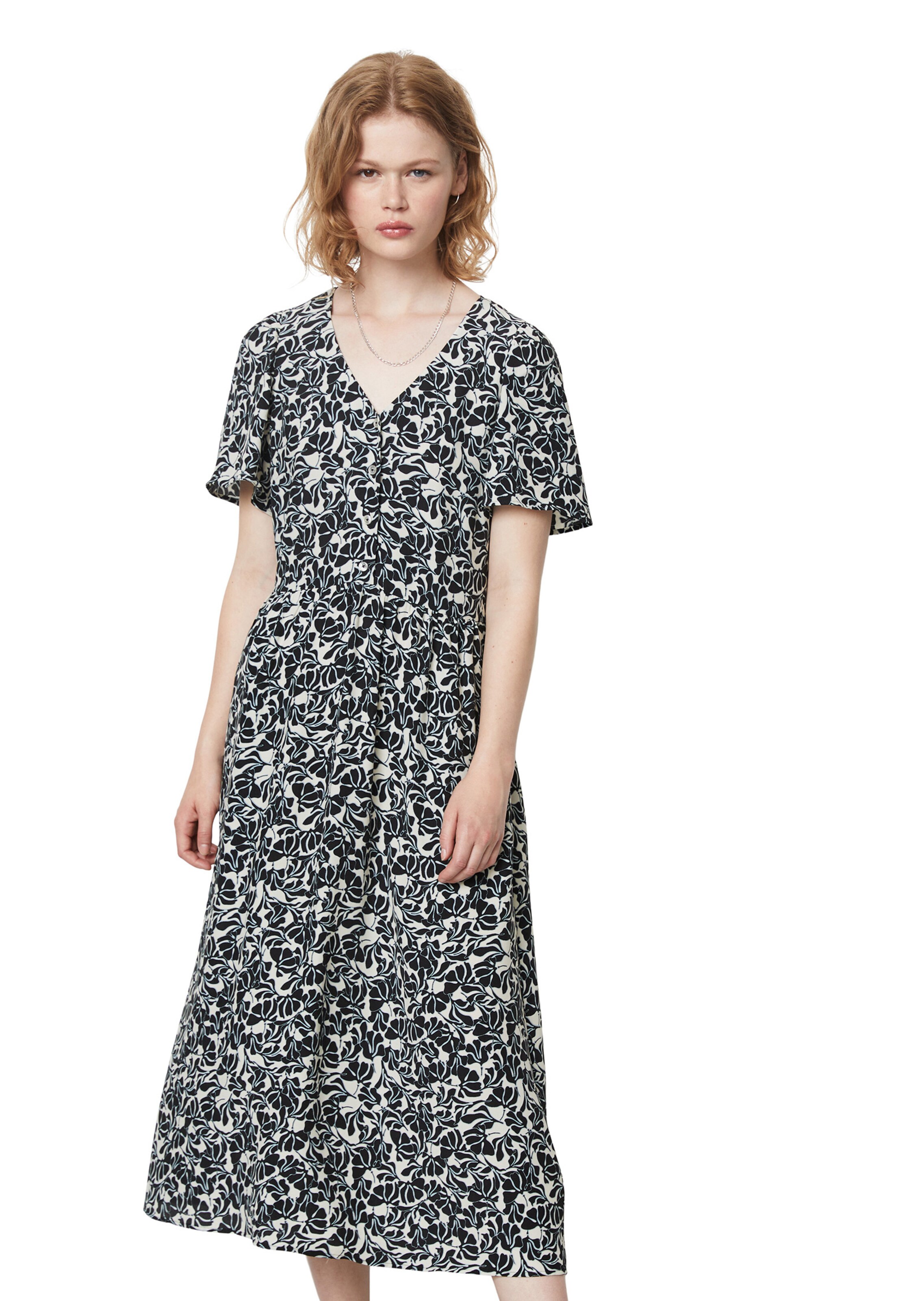 Marc O'Polo DENIM Kleid in Schwarz: Vorderseite