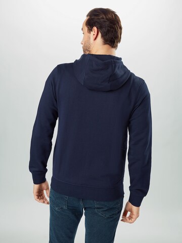 LACOSTE Regular Fit Sweatjacke in Blau