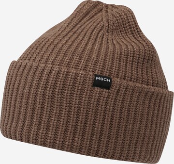 MSCH COPENHAGEN Beanie 'Galine' in Brown: front