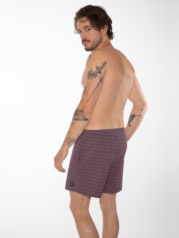 PROTEST Badeshorts 'SHARIF' in Lila