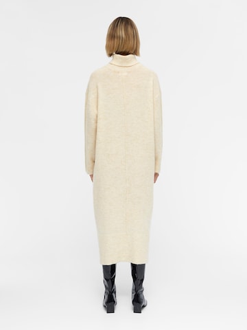 OBJECT Knitted dress 'Abbie' in Beige