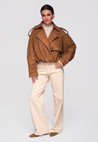 Ombre Tussenjas in Bruin