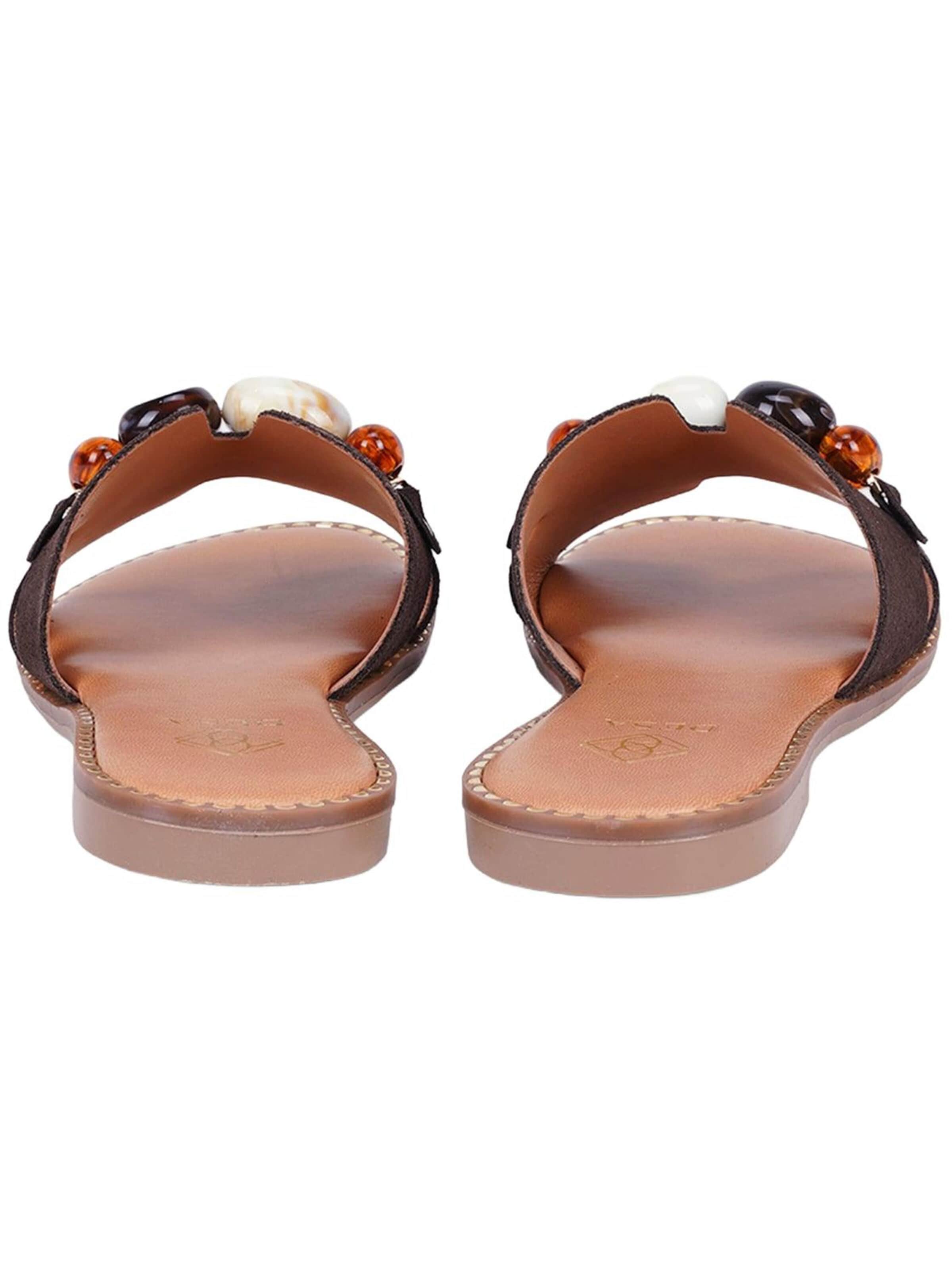 Desa Pantolette 'Folien'‌‌‌‌‌‌‌‌‌ in Braun