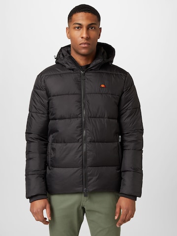 ELLESSE Winterjas 'Paddero' in Zwart: voorkant