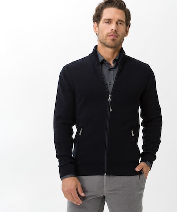 BRAX Knit Cardigan 'John' in Black: front