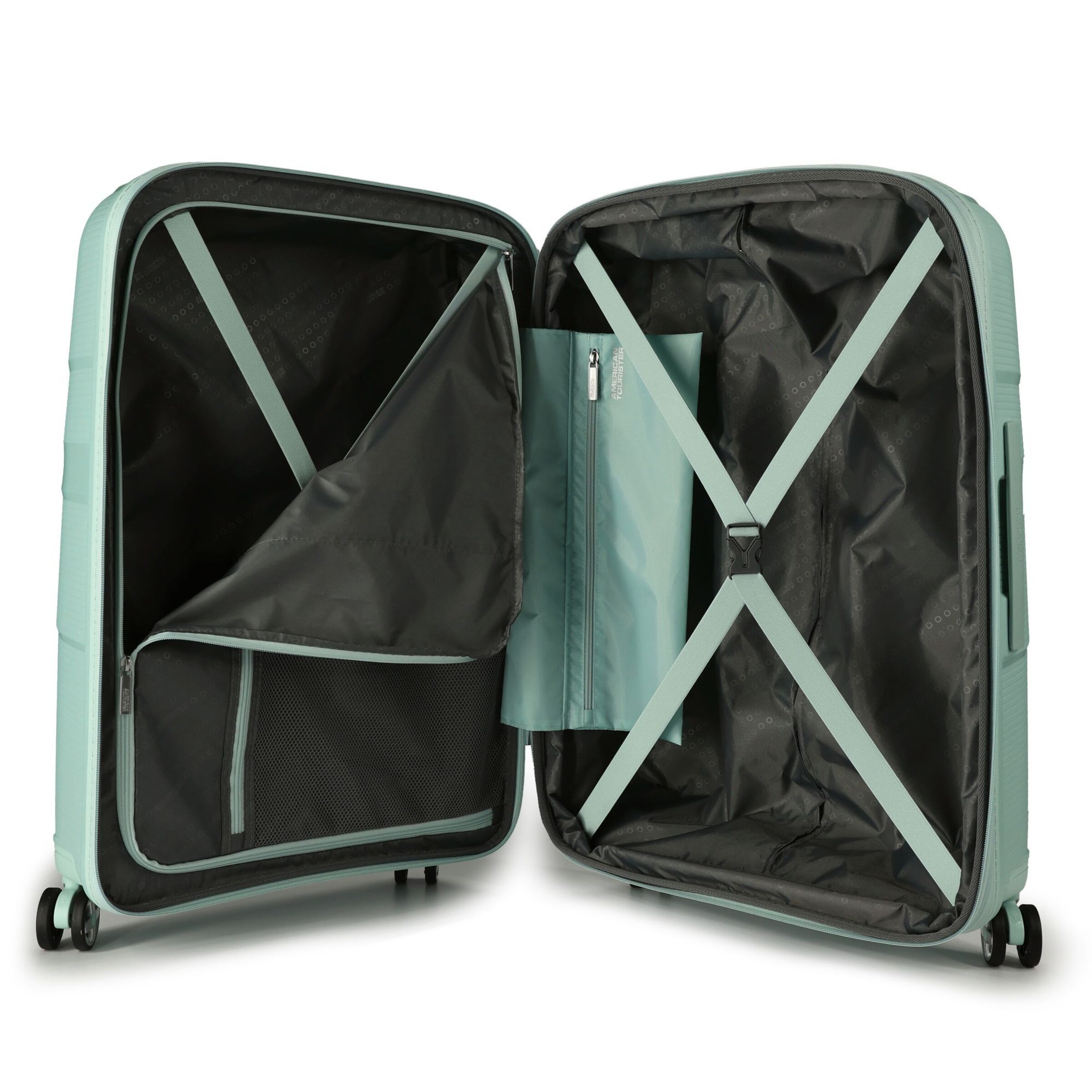 American Tourister Trolley 'Starvibe' in Groen