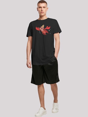 F4NT4STIC T-Shirt 'Disney Arielle die Meerjungfrau Sebastian Bubbles' in Schwarz