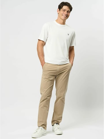 Regular Pantalon chino 'Fabio' U.S. POLO ASSN. en beige