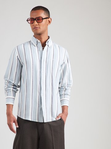 BOSS Средняя посадка Рубашка 'Ricoplus' в Синий: спереди