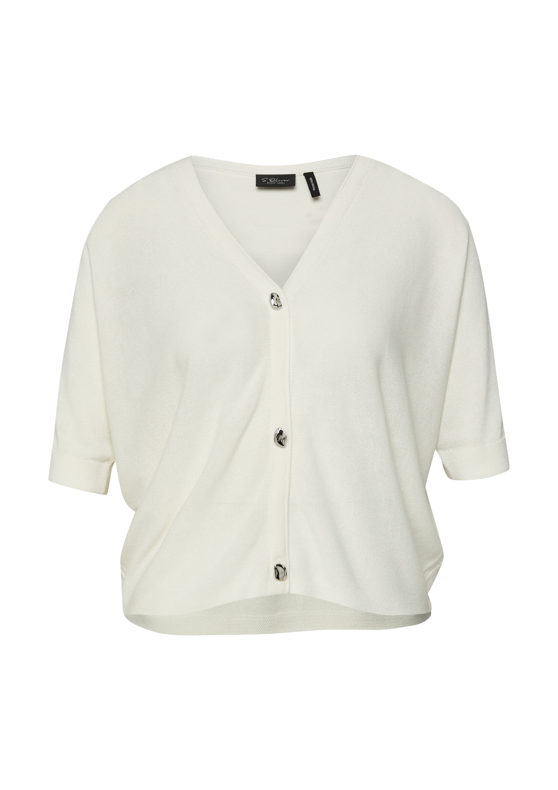 s.Oliver Knit cardigan in Beige: front