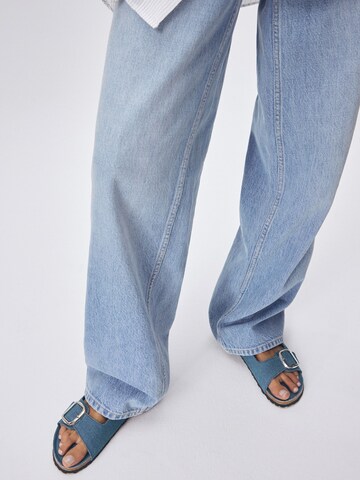 Next - Sandalias en azul: frente
