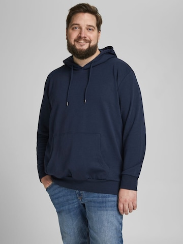 Jack & Jones Plus Sweatshirt in Blue: front