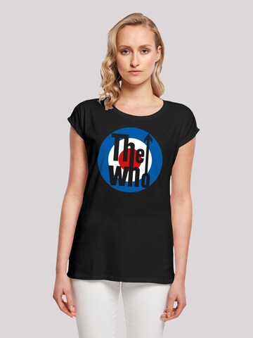 T-shirt 'The Who Target' F4NT4STIC en noir : devant