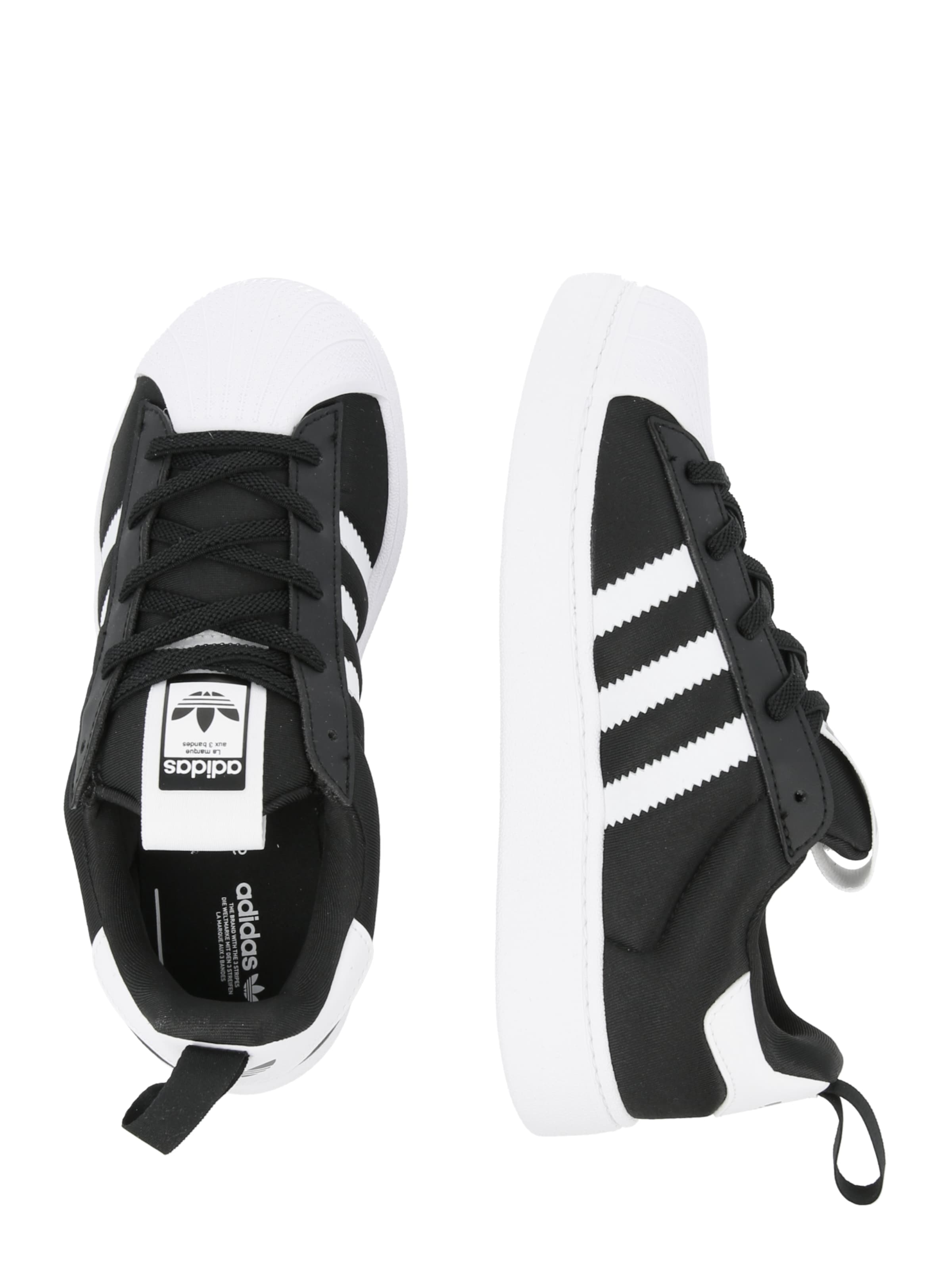 ADIDAS ORIGINALS Superge 'SUPERSTAR QUICKON' | črna barva
