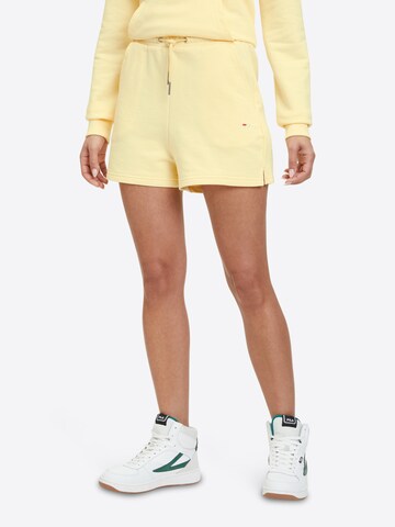 FILA Regular Sports trousers 'BUCHLOE' in Yellow: front