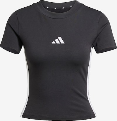 ADIDAS SPORTSWEAR Toiminnallinen paita 'Essentials' värissä musta / valkoinen, Tuotenäkymä