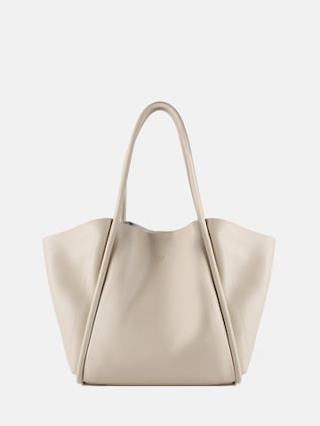 L37 HANDMADE SHOES Shopper 'BIG BIG WORLD NEW' in Beige