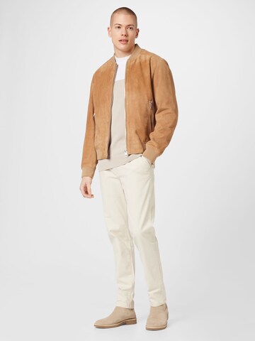 Coupe slim Pantalon chino 'MARCO DAVE' JACK & JONES en beige