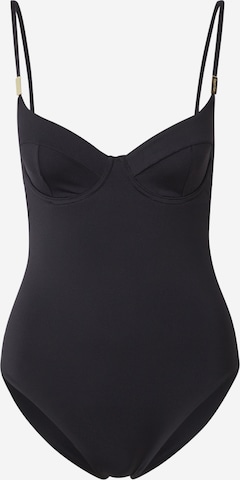 Calvin Klein Swimwear Balconette Badeanzug in Schwarz: predná strana