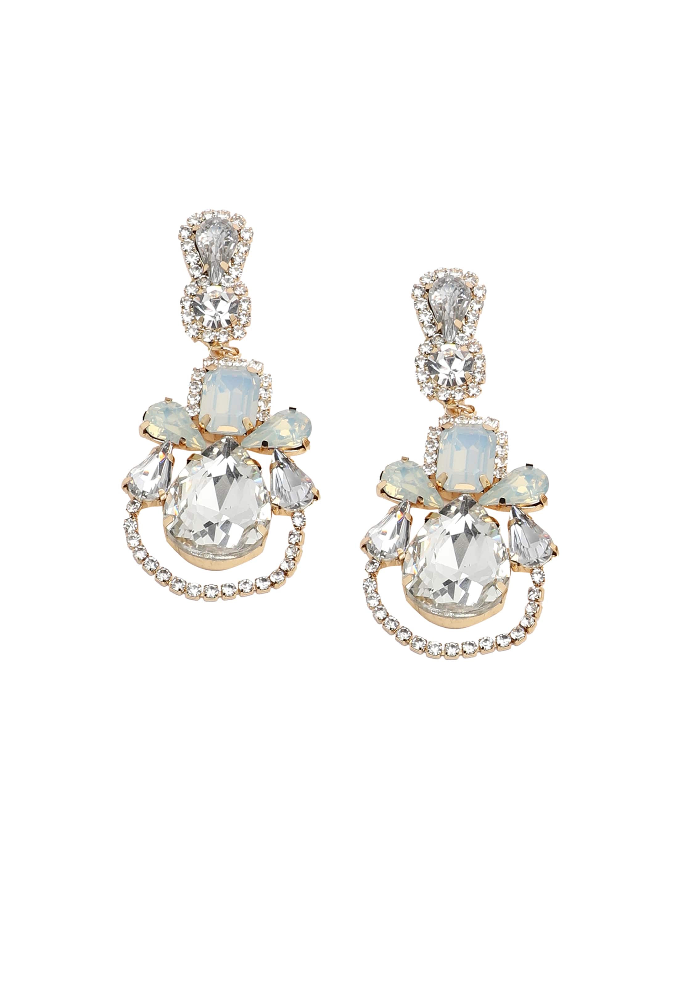 SOHI Náušnice ' Altair ' - Zlatá: predná strana