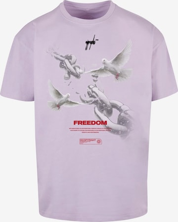 T-Shirt 'Freedom' MJ Gonzales en violet : devant