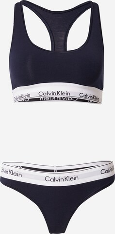 Calvin Klein Underwear Μπουστάκι Σετ εσωρούχων σε μπλε: μπροστά