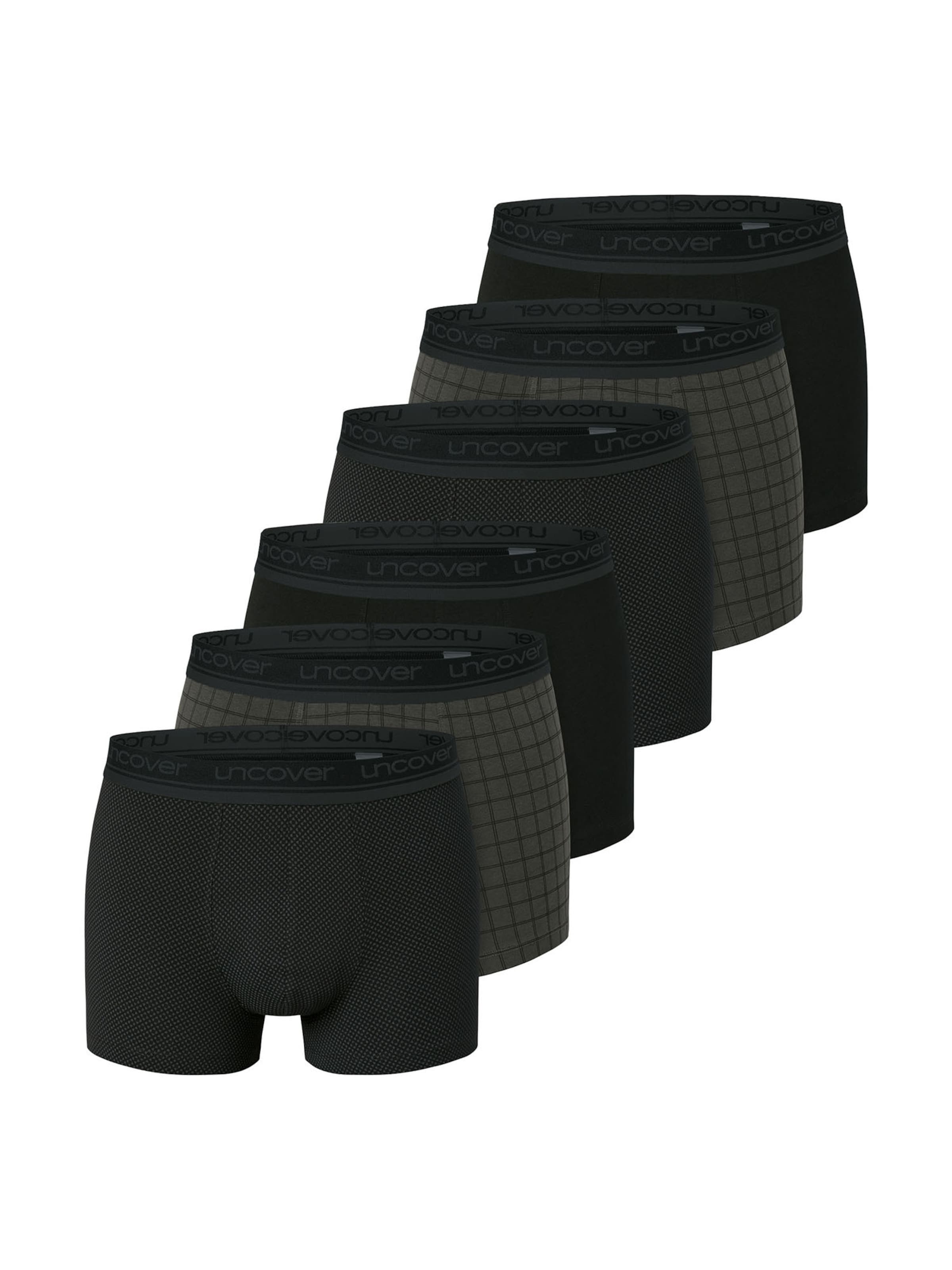 Boxers ' Cotton Series ' uncover by SCHIESSER en gris : devant