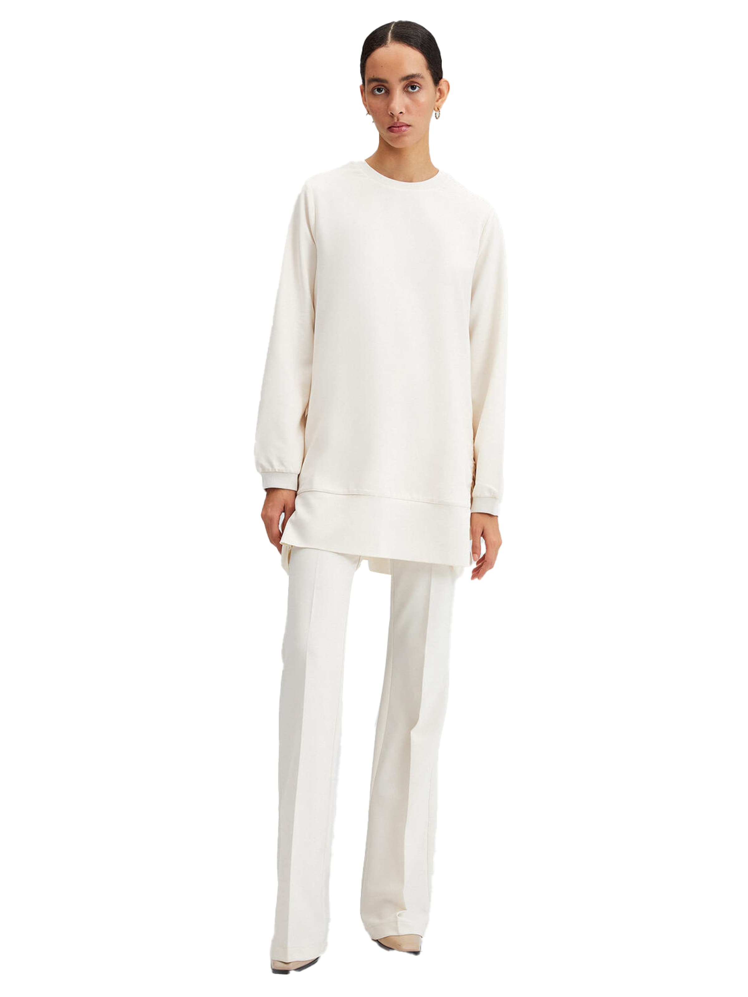 Touche Prive Sweatshirt in White