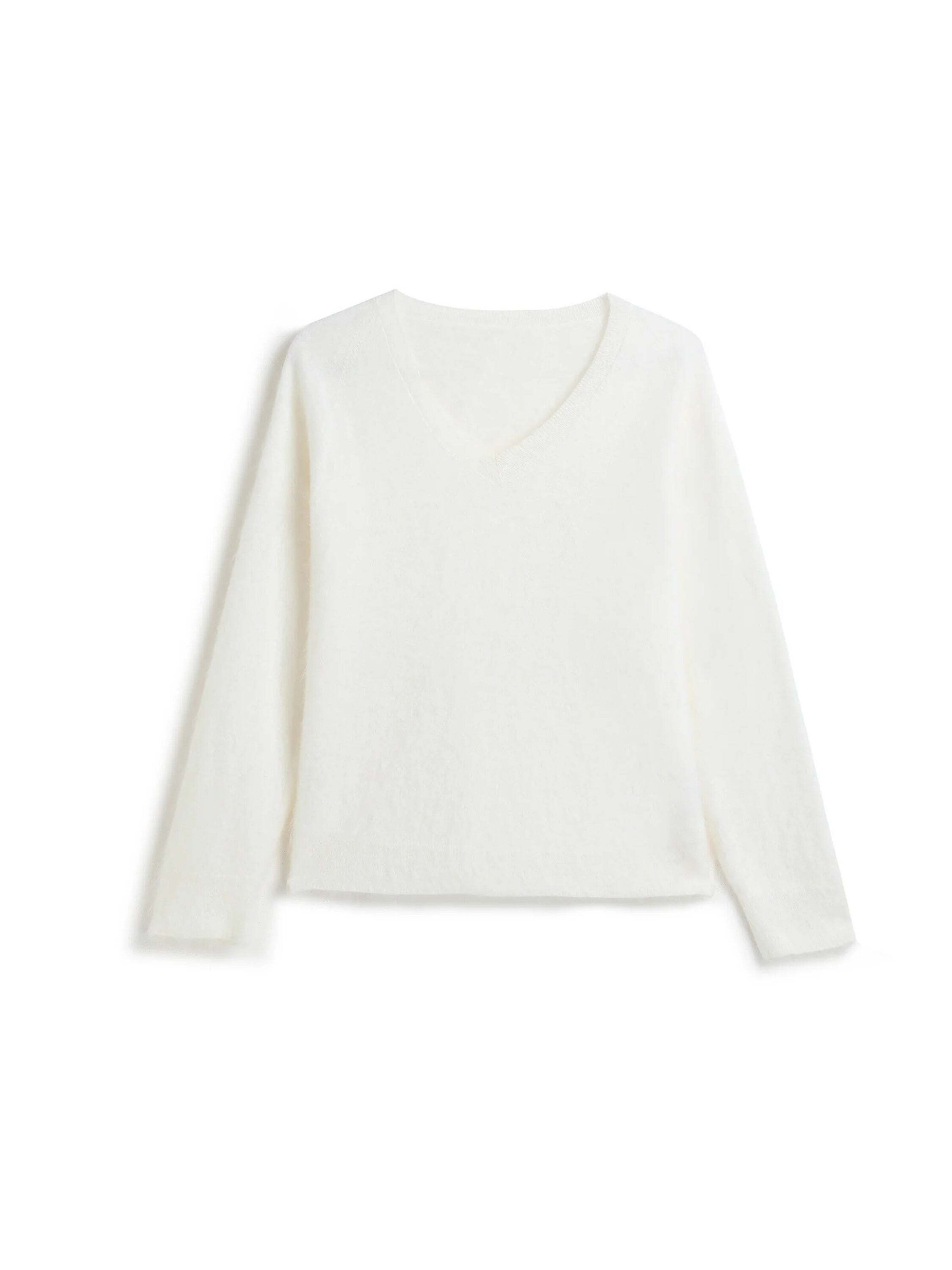 BELLEMERE NEW YORK Pullover‌‌‌‌‌ in Weiß: Vorderseite