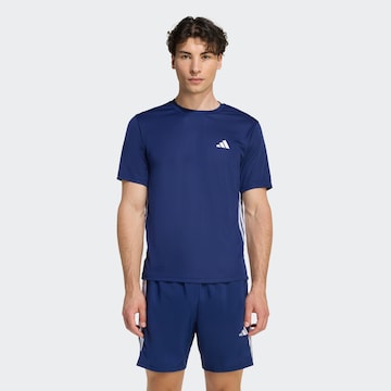 ADIDAS PERFORMANCE Shirt 'Essentials' in Blue: front