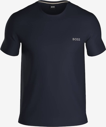 T-Shirt BOSS Black en bleu : devant