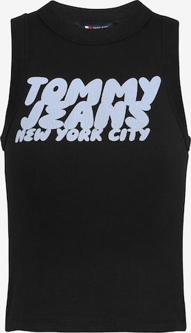 juoda Tommy Jeans Palaidinė be rankovių: priekis