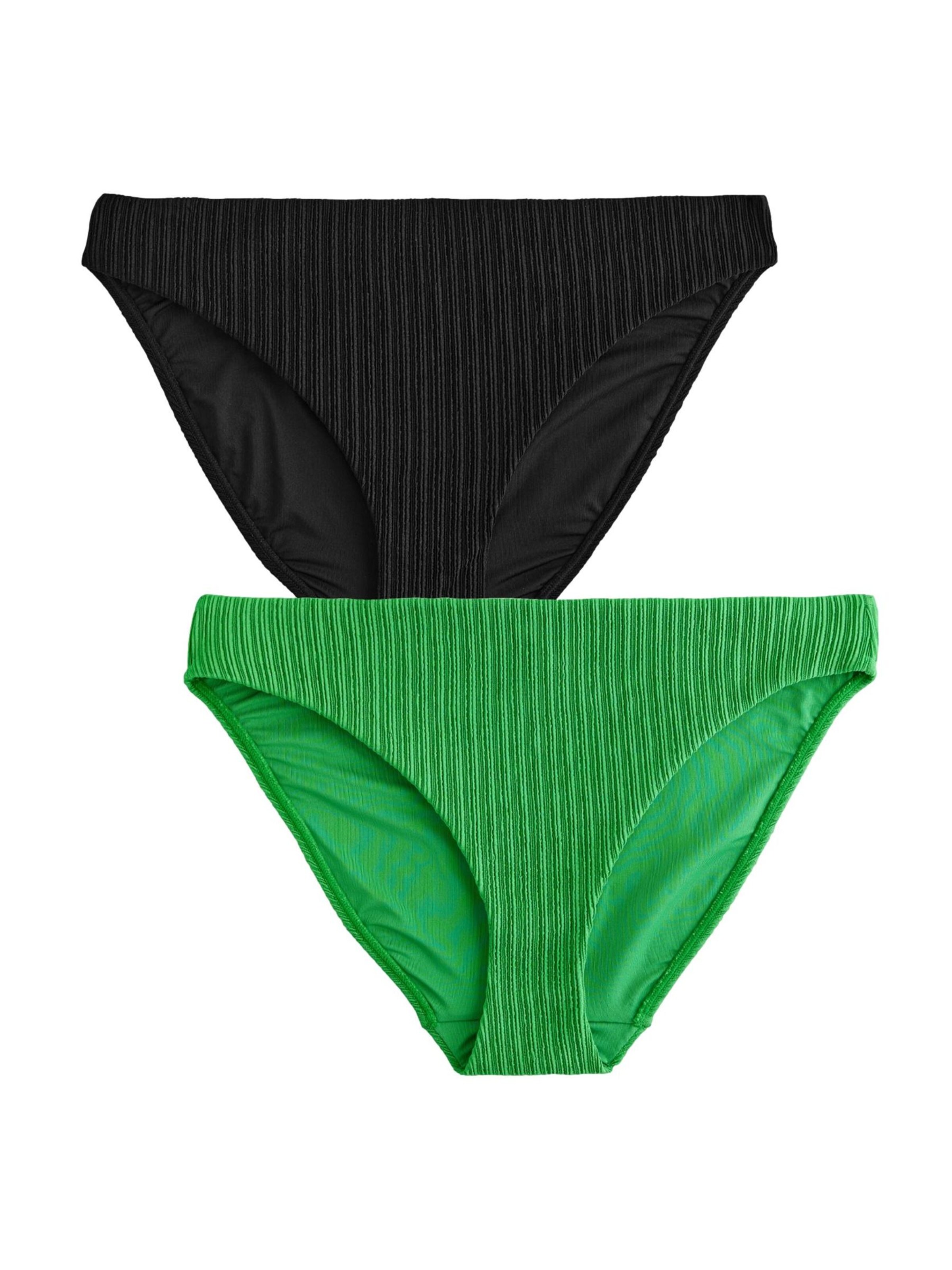 Next Σλιπ μπικίνι σε πράσινο: μπροστά