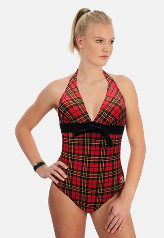 BECO the world of aquasports Swimsuit in Red: front