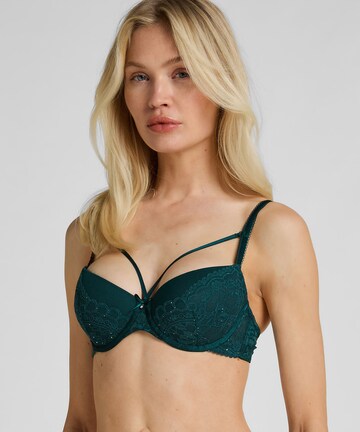 Hunkemöller BH 'Isadora' in Grün: Vorderseite