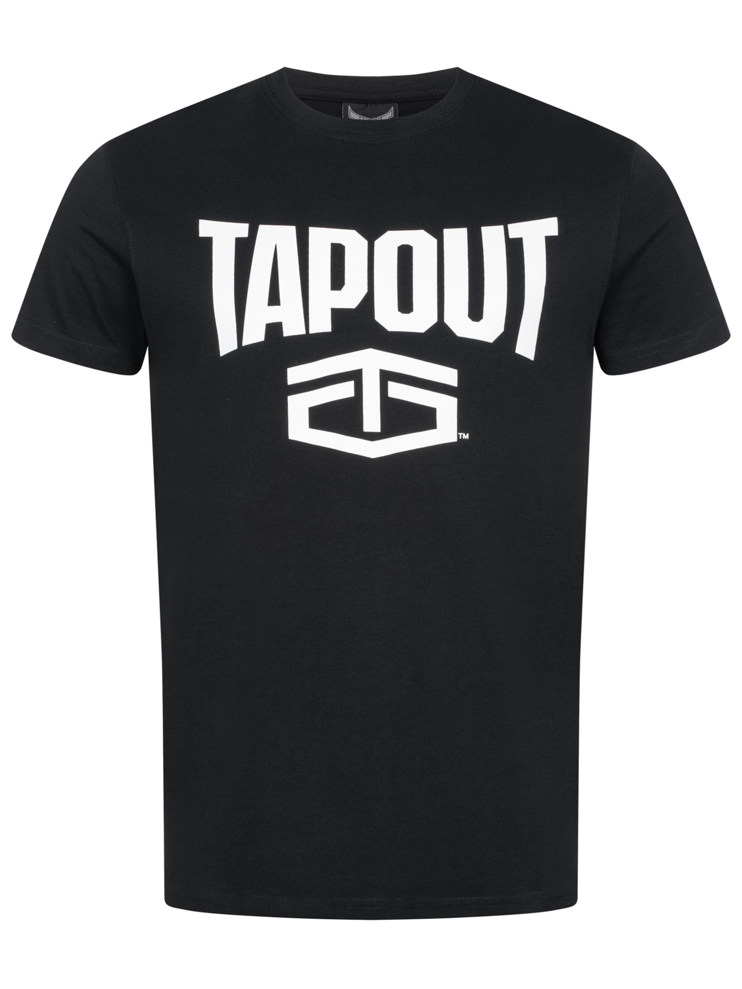 Tapout Μπλουζάκι 'Active' σε μαύρο: μπροστά