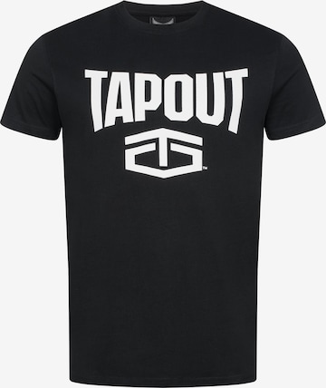 Tapout Koszulka 'Active' w kolorze czarny: przód