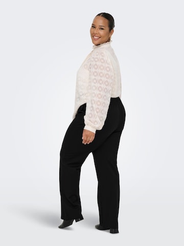 ONLY Carmakoma Wide leg Trousers 'CARGoldtrash' in Black