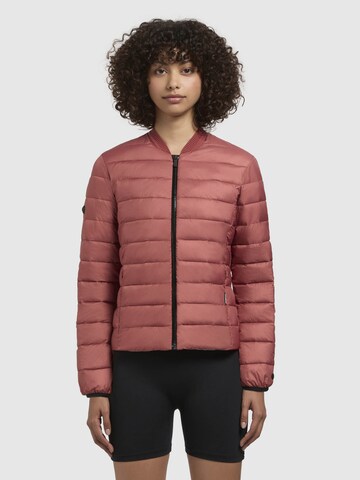 khujo Between-season jacket 'Aude' in Red: front